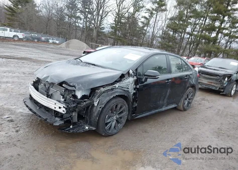 2025 Toyota Corolla Hybrid Se from USA, damaged, VIN JTDBCMFE8S3099596